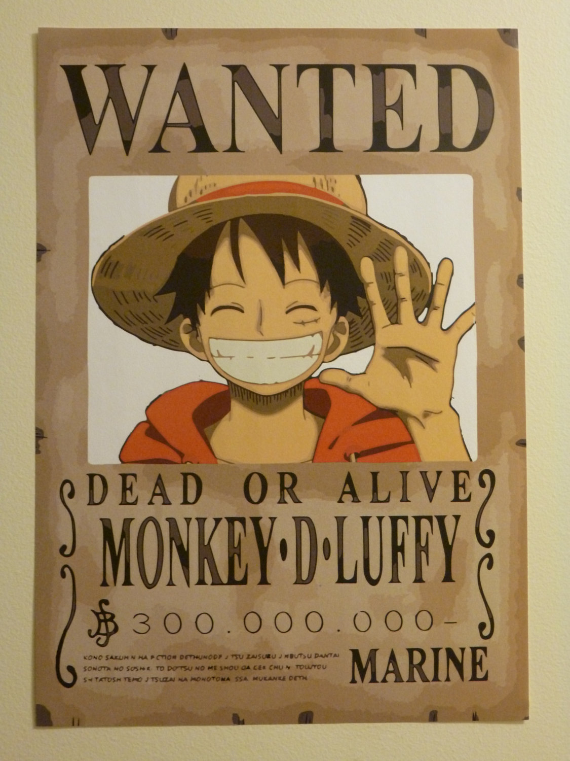 one piece wanted poster creator